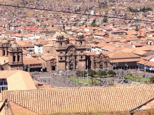 Plaza das Armas dall'alto