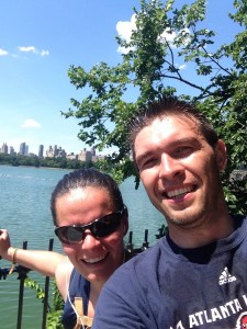 Stanchi dopo la corsetta nel parco...