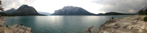 Lake Minnewanka. Banff National Park