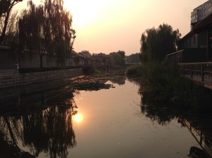 Pechino: tramonto