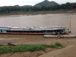 Il nostro mezzo di trasporto sul Mekong