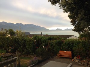 La vista dall'ostello